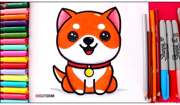  عکس نقاشی سگ وحشی