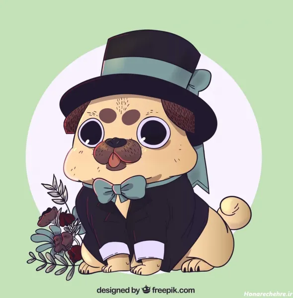  عکس نقاشی سگ وحشی