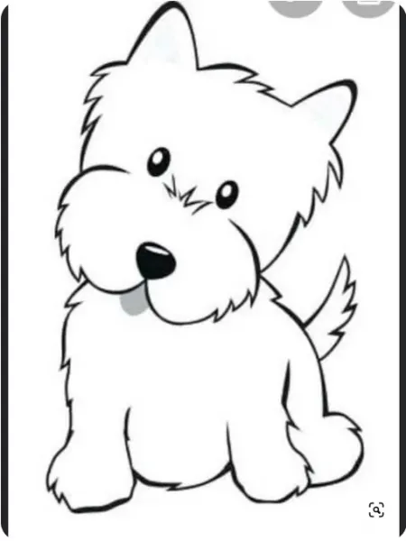  عکس نقاشی سگ واقعی