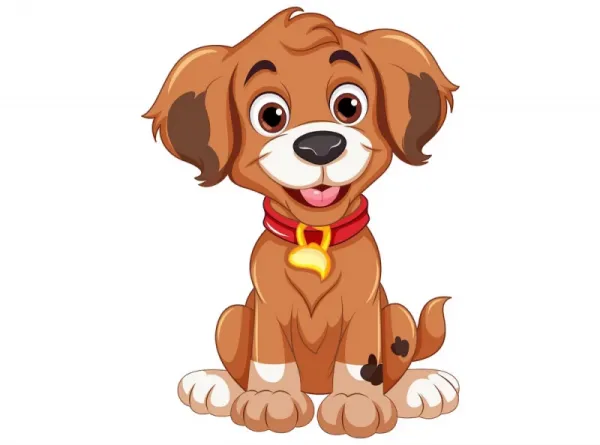  عکس نقاشی سگ واقعی