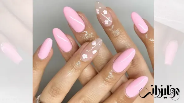  85 طرح ناخن شیک و باکلاس صورتی