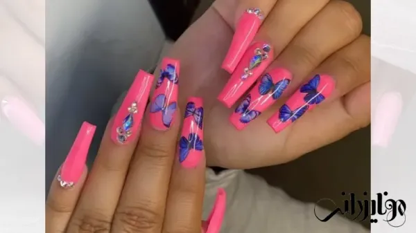  85 طرح ناخن شیک و باکلاس صورتی