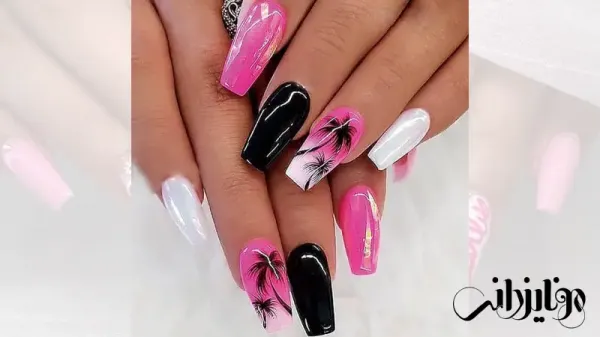  85 طرح ناخن شیک و باکلاس صورتی