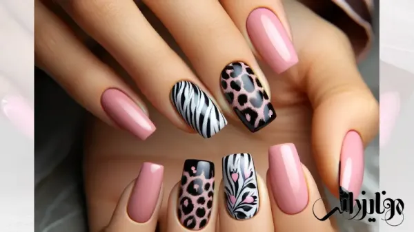  85 طرح ناخن شیک و باکلاس صورتی