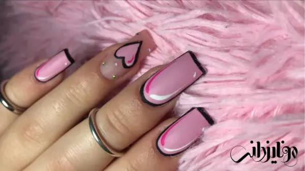  85 طرح ناخن شیک و باکلاس صورتی