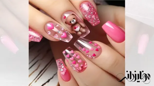  85 طرح ناخن شیک و باکلاس صورتی