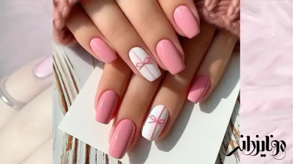  85 طرح ناخن شیک و باکلاس صورتی
