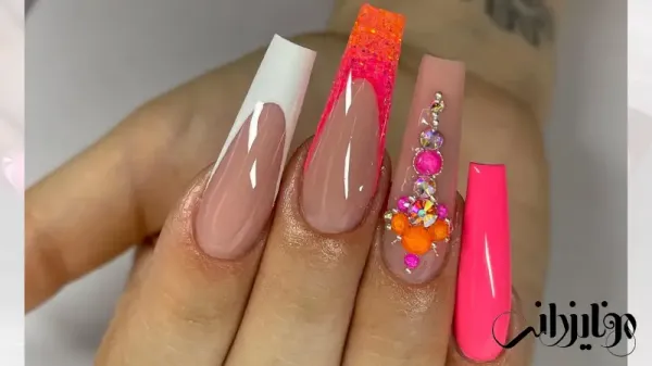  85 طرح ناخن شیک و باکلاس صورتی