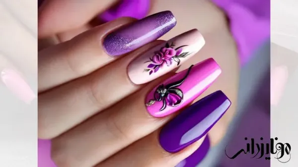  85 طرح ناخن شیک و باکلاس صورتی
