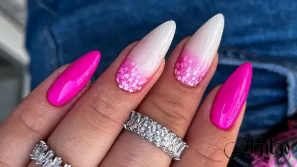  85 طرح ناخن شیک و باکلاس صورتی