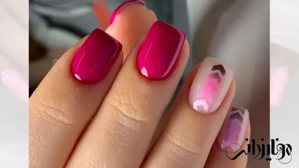  85 طرح ناخن شیک و باکلاس صورتی