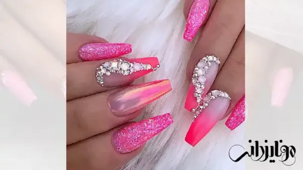  85 طرح ناخن شیک و باکلاس صورتی