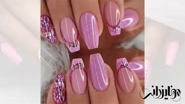  85 طرح ناخن شیک و باکلاس صورتی