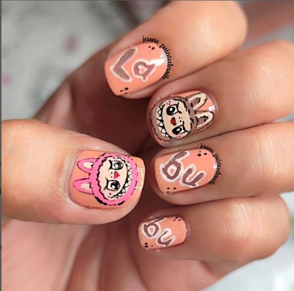  45 عکس طرح ناخن لبوبو