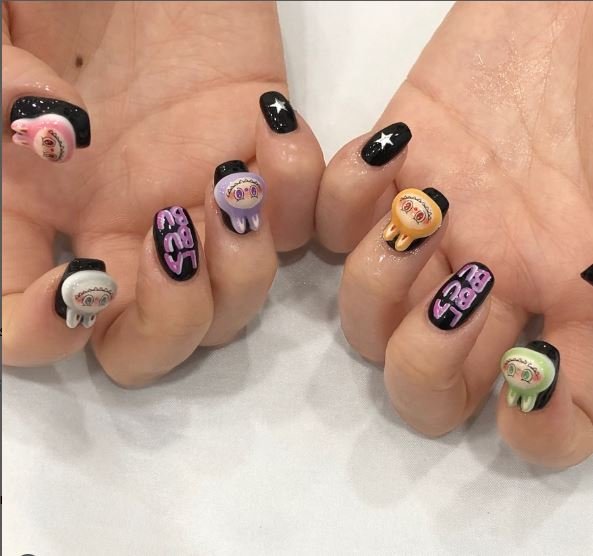  45 عکس طرح ناخن لبوبو