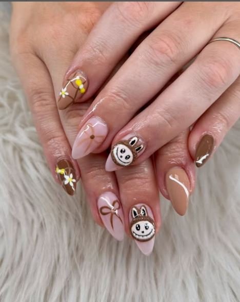  45 عکس طرح ناخن لبوبو