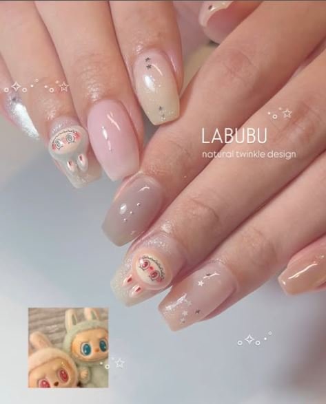  45 عکس طرح ناخن لبوبو