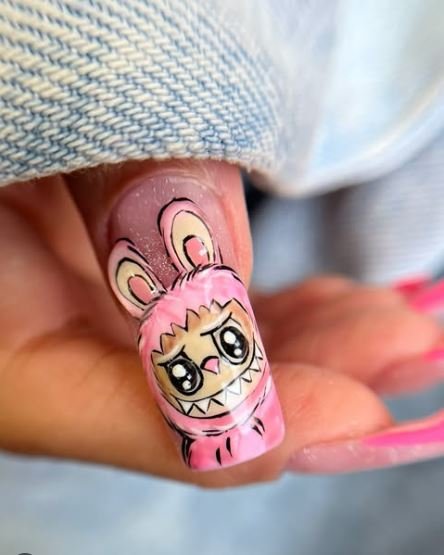  45 عکس طرح ناخن لبوبو