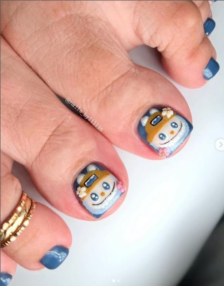  45 عکس طرح ناخن لبوبو