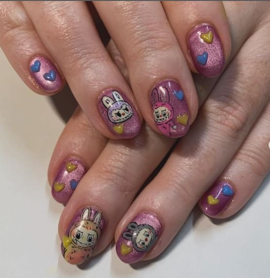  عکس طرح ناخن لبوبو