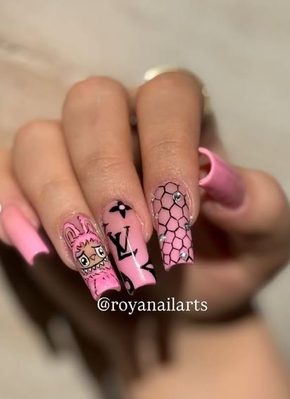  عکس طرح ناخن لبوبو