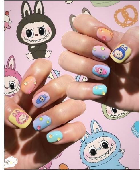  عکس طرح ناخن لبوبو