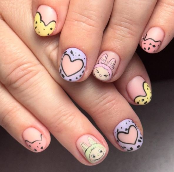  عکس طرح ناخن لبوبو