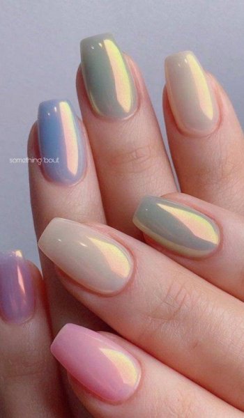  78 عکس طرح ناخن ساده