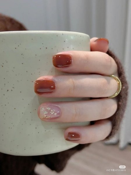  30 عکس طرح ناخن پاییزی