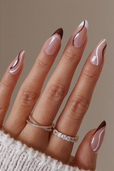  30 عکس طرح ناخن پاییزی