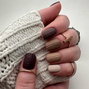  36 عکس طرح ناخن پاییزی ساده و شیک