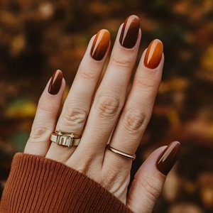  36 عکس طرح ناخن پاییزی ساده و شیک