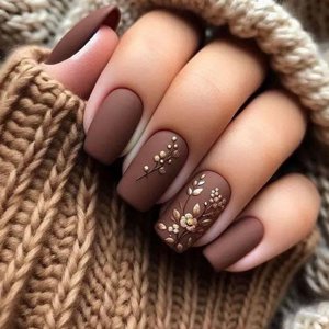  36 عکس طرح ناخن پاییزی ساده و شیک