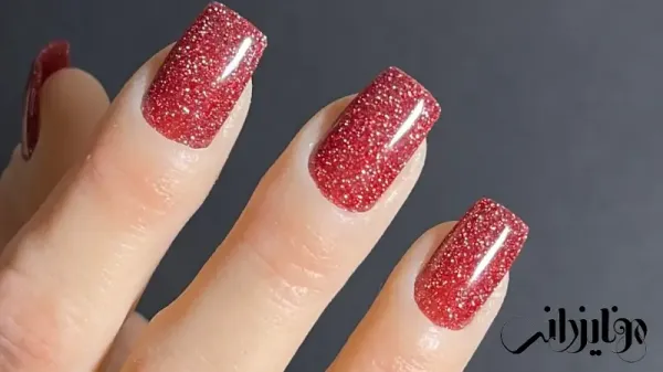 عکس طرح ناخن پاییزی مینیمال