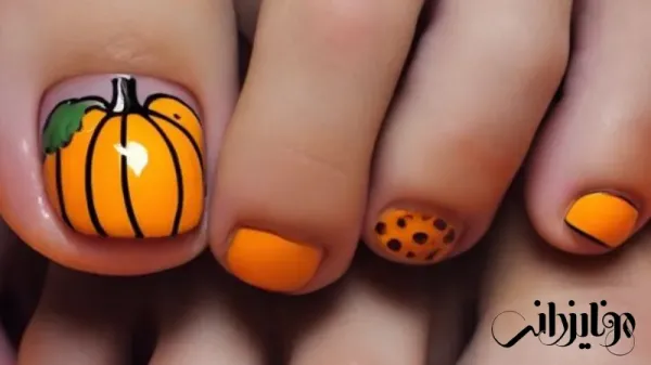  عکس طرح ناخن پاییزی مینیمال