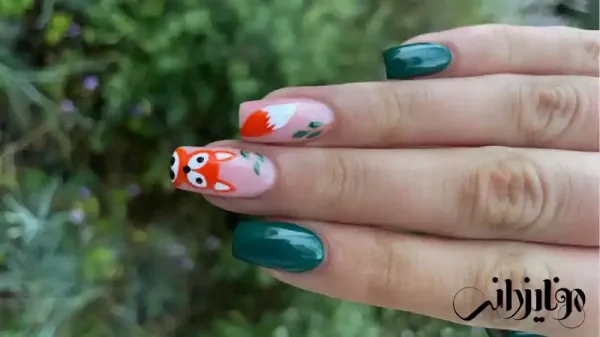  عکس طرح ناخن پاییزی مینیمال