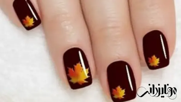  عکس طرح ناخن پاییزی مینیمال