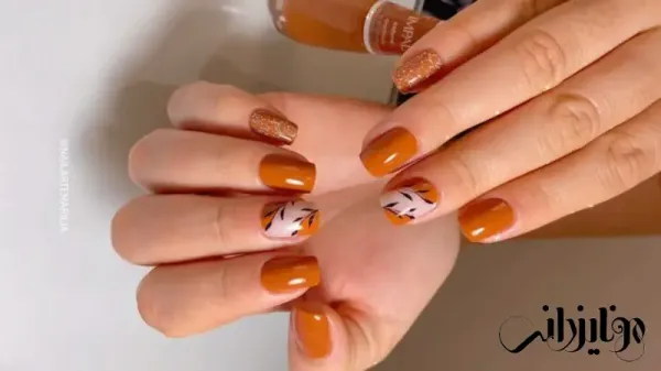  68 عکس طرح ناخن پاییزی 2025