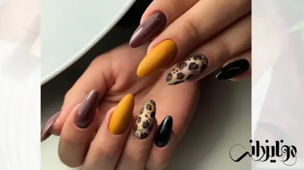  68 عکس طرح ناخن پاییزی 2025