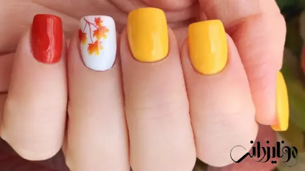  68 عکس طرح ناخن پاییزی 2025