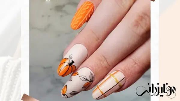  87 عکس طرح ناخن پاییزی دخترانه