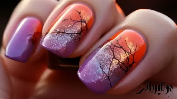  87 عکس طرح ناخن پاییزی دخترانه