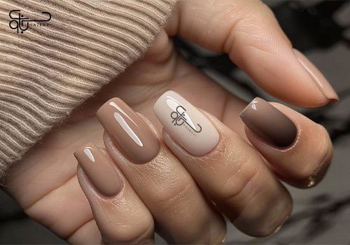 طرح ناخن پاییزی شیک
