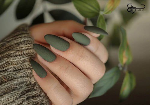 طرح ناخن پاییزی شیک