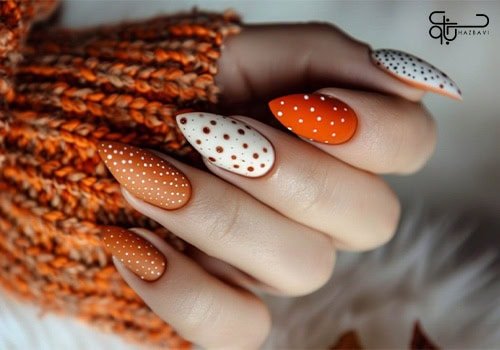  66 عکس طرح ناخن پاییزی جدید
