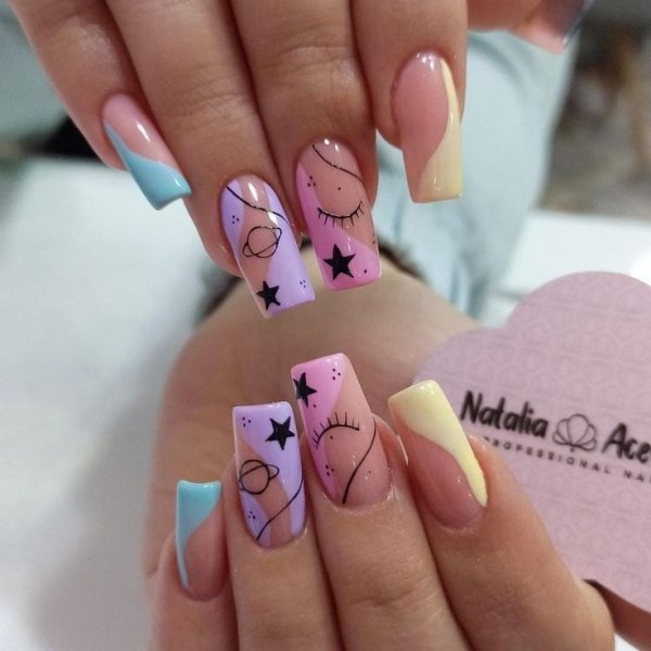  86 عکس طرح ناخن کیوت