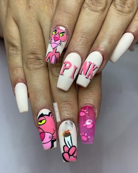  86 عکس طرح ناخن کیوت