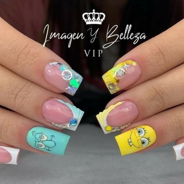  86 عکس طرح ناخن کیوت