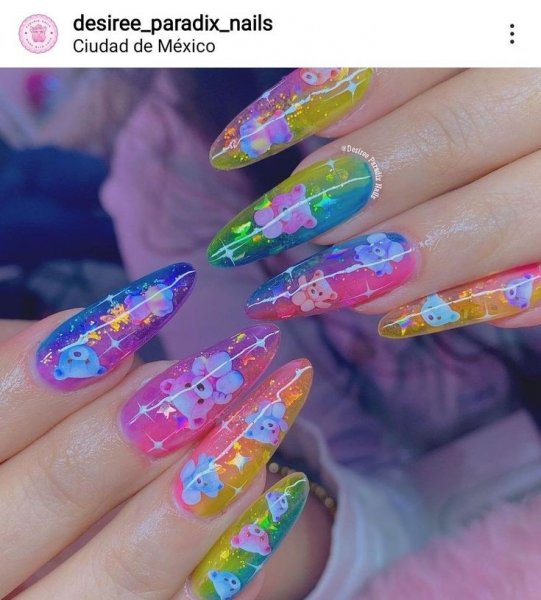  86 عکس طرح ناخن کیوت