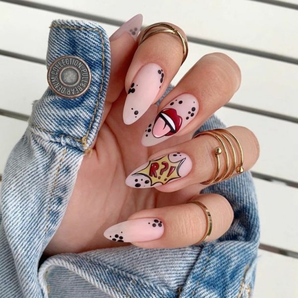  86 عکس طرح ناخن کیوت